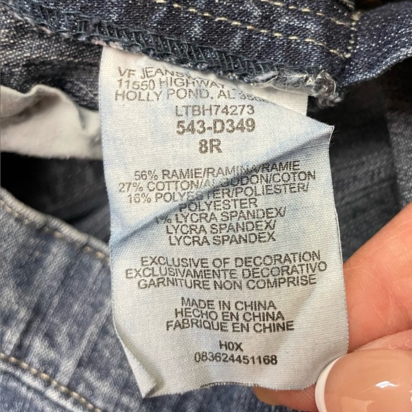 Girls Lee Flare Western Jeans - Picture 2 of 8